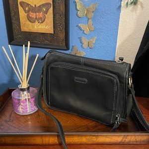 Fossil Black Crossbody